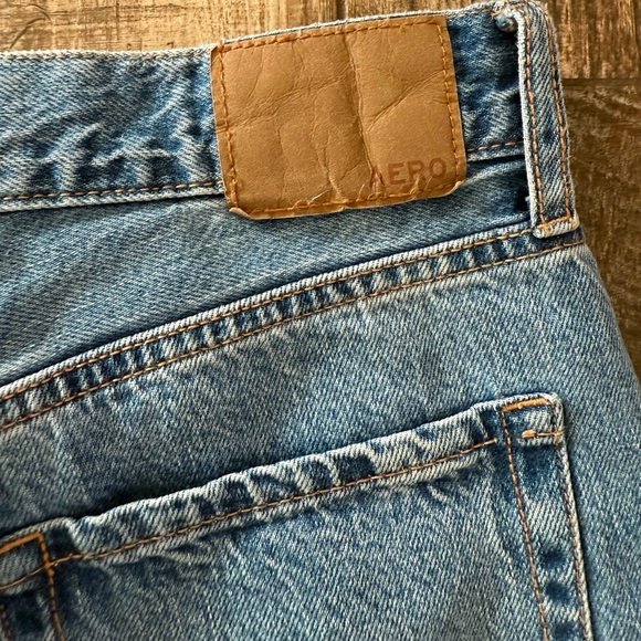 AEROPOSTALE 90s Baggy Distressed Jeans Size 00 - Picture 6 of 6